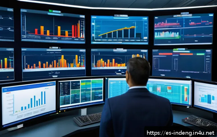 산업공학과 ERP 시스템 - A modern industrial control room with a diverse team of Hispanic professionals wearing smart busines...