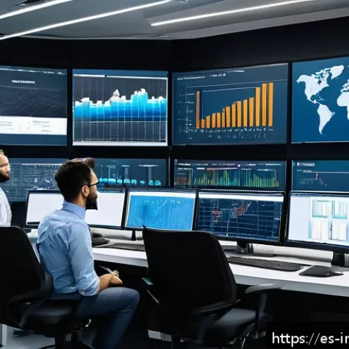산업공학에서의 실험계획법 - A modern industrial engineering team in a spacious, well-lit factory control room, collaborating aro...